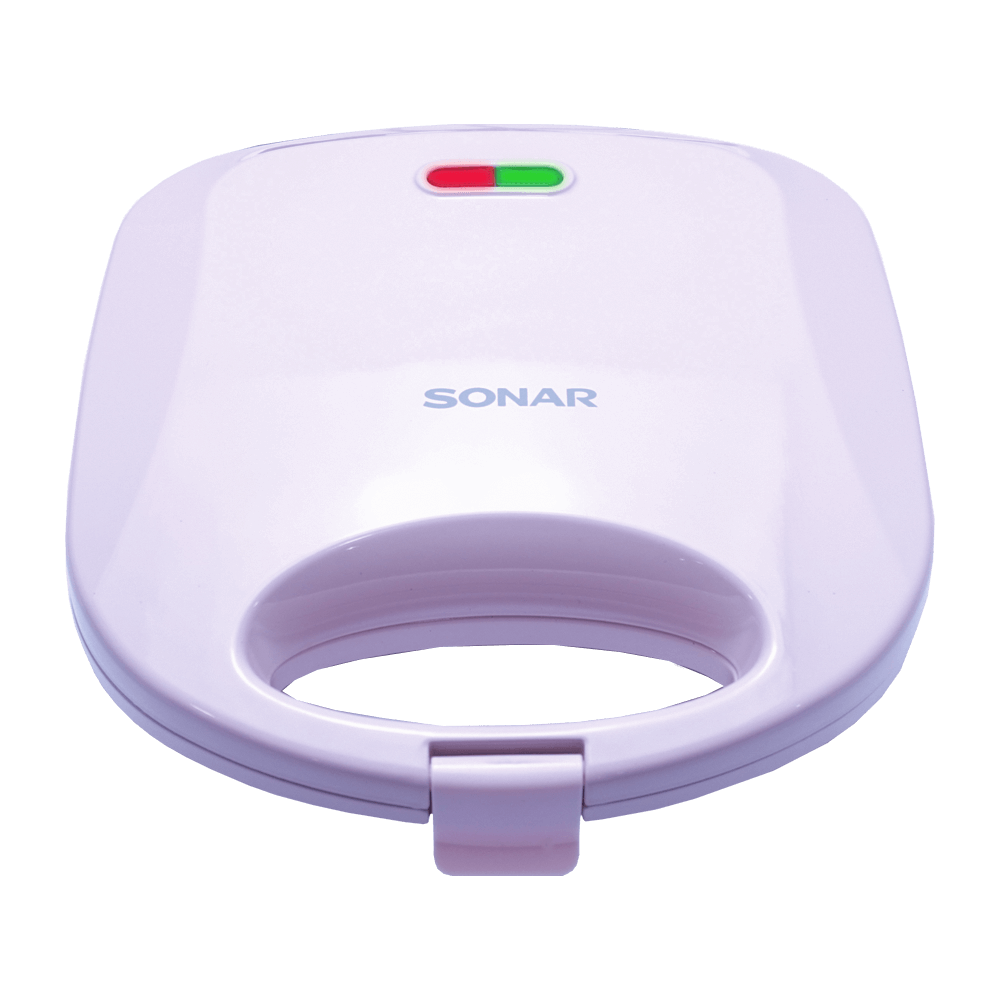 เครื่องทำแซนวิช SONAR รุ่น SM-S021 สีชมพูพาสเทล 